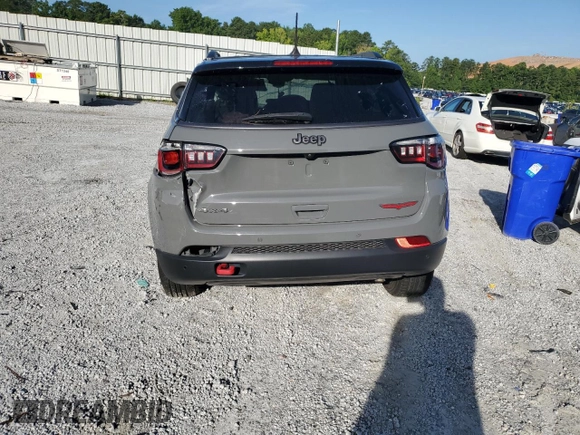 2022 Jeep Compass Trailhawk with VIN 3C4NJDDB1NT106201, listed as a Copart auction lot 64407475 with Not provided miles and Clean title. Bid and sale history available at DreamBid. Image 6.