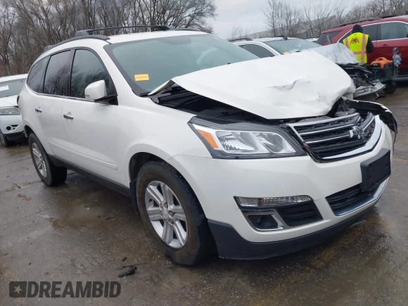 2013 Chevrolet Traverse LT with VIN 1GNKVGKD7DJ176487, listed as a IAAI auction lot 41211283 with 146,844 mi miles and . Bid and sale history available at DreamBid. Image 1.
