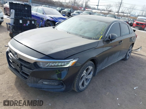 2020 Honda Accord EX-L with VIN 1HGCV2F57LA004141, listed as a IAAI auction lot 41378271 with 105,351 mi miles and . Bid and sale history available at DreamBid. Image 2.