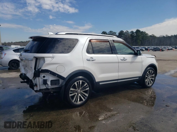 2016 Ford Explorer Platinum with VIN 1FM5K8HT9GGA74334, listed as a Copart auction lot 46242485 with 118,728 mi miles and Salvage Title. Bid and sale history available at DreamBid. Image 3.