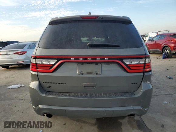 2020 Dodge Durango GT с VIN 1C4RDJDG9LC349797, выставлен на аукционе Copart как лот 42848015 с пробегом 89 914 миль миль и Списание • Salvage title. История ставок и продаж доступна на DreamBid. Изображение 6.