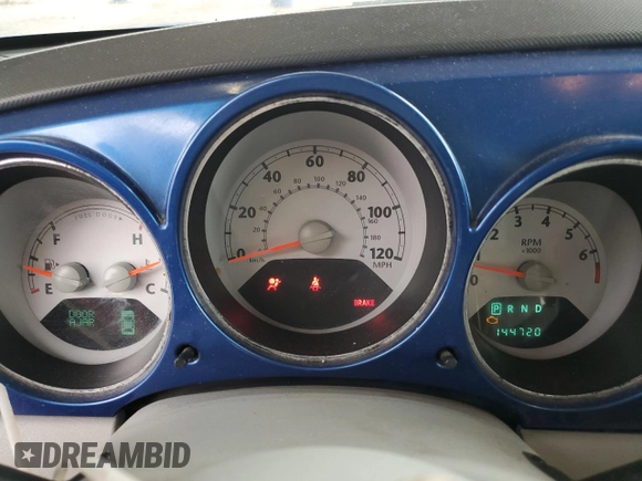 2006 Chrysler PT Cruiser Limited with VIN 3A8FY68816T200938, listed as a Copart auction lot 52941595 with 144,720 mi miles and Salvage Title. Bid and sale history available at DreamBid. Image 9.