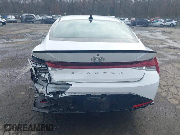 2023 Hyundai Elantra N Line z VIN KMHLR4AFXPU431201, wystawiony jako IAAI lot #41958900 z przebiegiem 38 539 mil mil oraz . Historia ofert i sprzedaży dostępna na DreamBid. Obrazek 16.