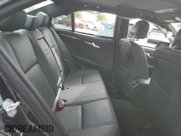 2012 Mercedes-Benz C 350 Sport with VIN WDDGF5HB2CR213828, listed as a Copart auction lot 76286344 with 32,985 mi miles and Salvage Title. Bid and sale history available at DreamBid. Image 10.