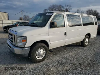 2012 Ford Econoline Passenger XL with VIN 1FBSS3BL7CDA77008, listed as a Copart auction lot 43966915 with 62,047 mi miles and Salvage Title. Bid and sale history available at DreamBid. Image 1.