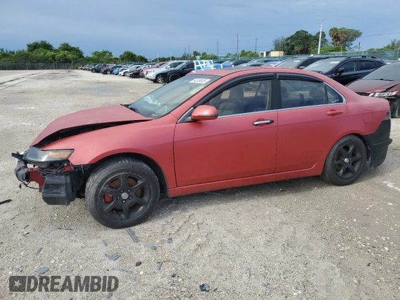 2004 Acura TSX with VIN JH4CL96864C040270, listed as a Copart auction lot 54539005 with 237,363 mi miles and Salvage title. Bid and sale history available at DreamBid. Image 1.