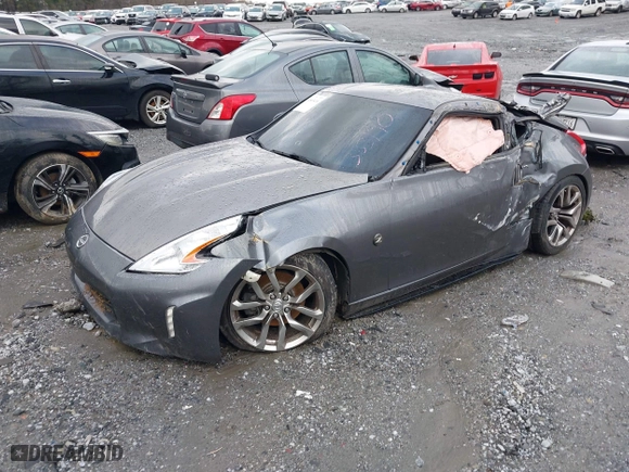 2013 Nissan 370Z with VIN JN1AZ4EH1DM383190, listed as a IAAI auction lot 41063418 with 1 mi miles. Bid and sale history available at carsss.com. Image 17.