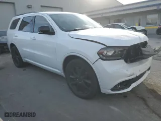 2017 Dodge Durango R/T with VIN 1C4SDHCT2HC953739, listed as a Copart auction lot 43853815 with 89,713 mi miles and Salvage Title. Bid and sale history available at carsss.com. Image 4.