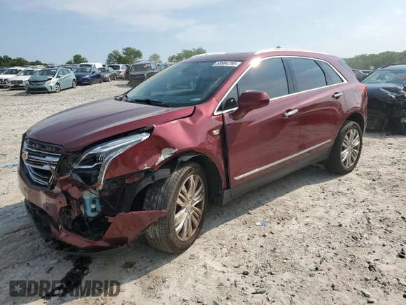 2017 Cadillac XT5 Premium Luxury AWD with VIN 1GYKNERS1HZ112898, listed as a Copart auction lot 58984795 with 140,803 mi miles and Salvage title. Bid and sale history available at DreamBid. Image 1.
