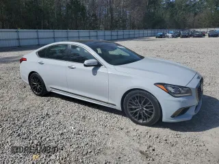2019 Genesis G80 3.8L with VIN KMHGN4JE5KU290938, listed as a Copart auction lot 49479885 with 35,370 mi miles and Salvage Title. Bid and sale history available at carsss.com. Image 4.