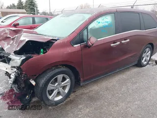 2020 Honda Odyssey EX-L with VIN 5FNRL6H75LB045105, listed as a IAAI auction lot 41499974 with 90,469 mi miles. Bid and sale history available at carsss.com. Image 17.