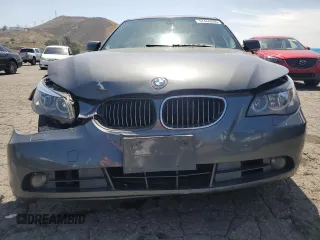 2007 BMW 5 Series 525i with VIN WBANE53547CW67591, listed as a Copart auction lot 57466285 with 178,700 mi miles and Salvage title. Bid and sale history available at DreamBid. Image 5.