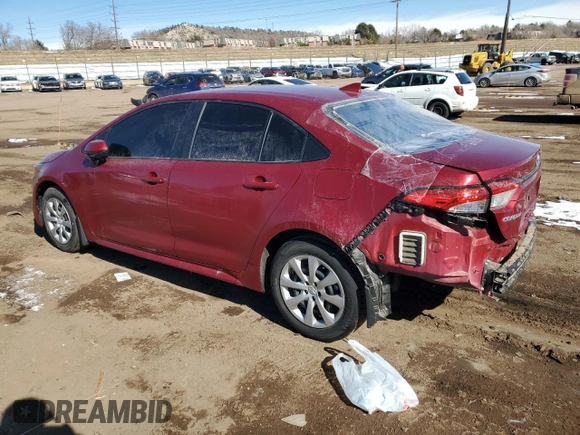 2024 Toyota Corolla LE with VIN JTDB4MEE0RJ016277, listed as a Copart auction lot 45208175 with 11,230 mi miles and Salvage Title. Bid and sale history available at carsss.com. Image 2.