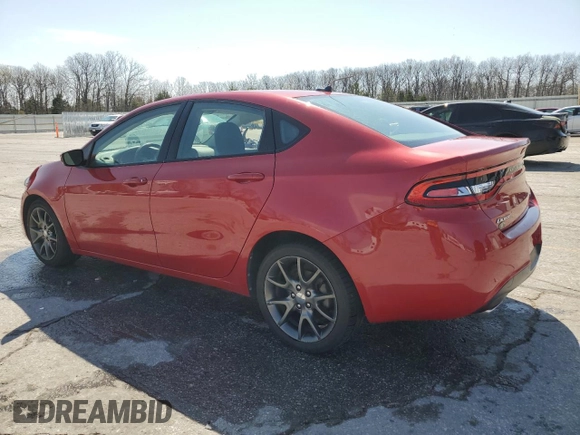 2013 Dodge Dart SXT with VIN 1C3CDFBA7DD143685, listed as a Copart auction lot 51057235 with 170,359 mi miles and Salvage Title. Bid and sale history available at carsss.com. Image 2.