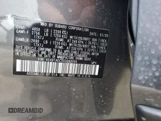 2025 Subaru Outback Premium z VIN 4S4BTADCXS3203386, wystawiony jako Copart lot #53794725 z przebiegiem 801 mil mil oraz Szkoda całkowita • Salvage title. Historia ofert i sprzedaży dostępna na DreamBid. Obrazek 13.
