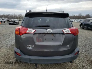 2015 Toyota RAV4 LE with VIN 2T3BFREV9FW393789, listed as a Copart auction lot 50968695 with 135,687 mi miles and Salvage Title. Bid and sale history available at carsss.com. Image 6.