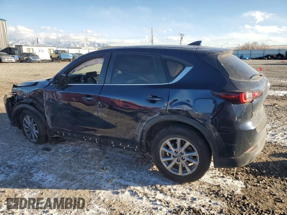 2022 Mazda CX-5 2.5 S Preferred Package with VIN JM3KFBCM0N1591439, listed as a Copart auction lot 45054655 with 56,498 mi miles and Salvage Title. Bid and sale history available at carsss.com. Image 2.