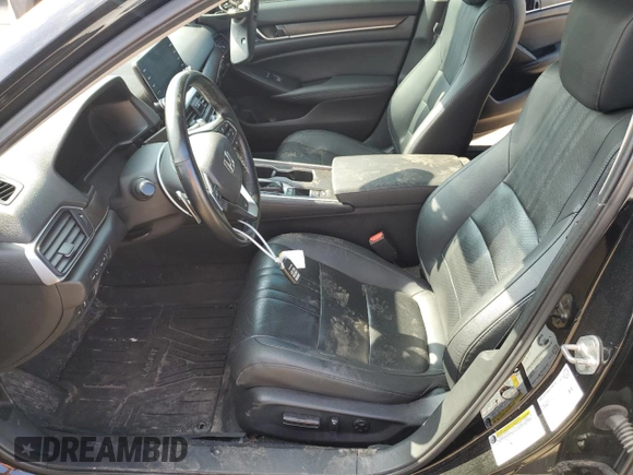 2019 Honda Accord Touring with VIN 1HGCV1F99KA805603, listed as a Copart auction lot 62812815 with 147,570 mi miles and Clean title. Bid and sale history available at DreamBid. Image 7.