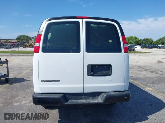 2021 Chevrolet Express Cargo with VIN 1GCWGBFP1M1267945, listed as a IAAI auction lot 38745449 with Not provided miles and . Bid and sale history available at DreamBid. Image 15.