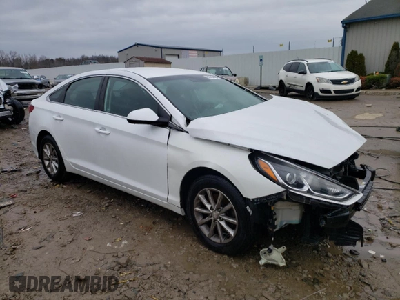 2018 Hyundai Sonata SE with VIN 5NPE24AF2JH716719, listed as a Copart auction lot 86169994 with 136,418 mi miles and Non Repairable. Bid and sale history available at carsss.com. Image 4.
