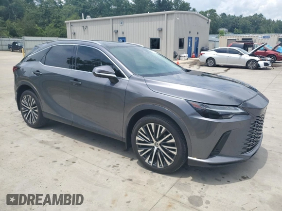 2023 Lexus RX 350 with VIN 2T2BAMBA8PC009995, listed as a Copart auction lot 60724165 with 25,227 mi miles and Salvage title. Bid and sale history available at DreamBid. Image 4.