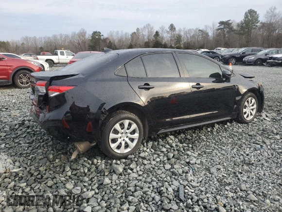 2024 Toyota Corolla LE with VIN 5YFB4MDE1RP153550, listed as a Copart auction lot 43315525 with 37,236 mi miles and Salvage Title. Bid and sale history available at carsss.com. Image 3.