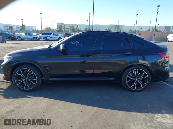 2020 BMW X4 M with VIN 5YMUJ0C05LLU67354, listed as a IAAI auction lot 41640960 with 38,948 mi miles. Bid and sale history available at carsss.com. Image 14.