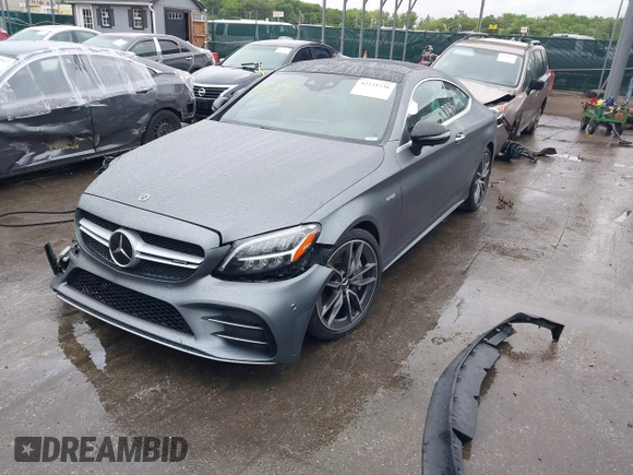 2023 Mercedes-Benz C 43 AMG with VIN W1KWJ6EB3PG118300, listed as a IAAI auction lot 42231738 with 43,304 mi miles and . Bid and sale history available at DreamBid. Image 17.