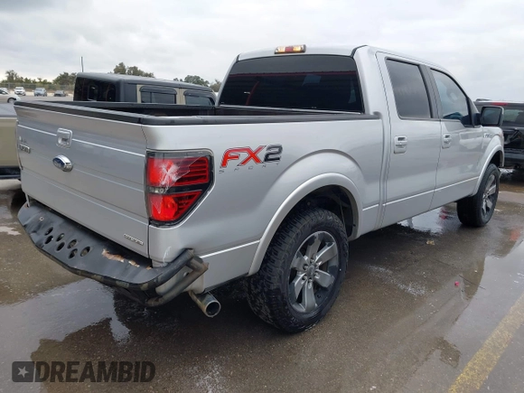 2012 Ford F-150 XL with VIN 1FTFW1CF7CKE18255, listed as a IAAI auction lot 41506688 with 243,624 mi miles. Bid and sale history available at carsss.com. Image 4.