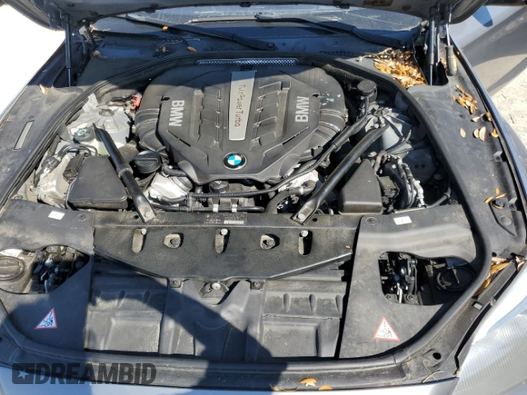 2013 BMW 6 Series 650i with VIN WBAYM9C57DDW20035, listed as a Copart auction lot 47051175 with 96,315 mi miles and Salvage Title. Bid and sale history available at carsss.com. Image 11.