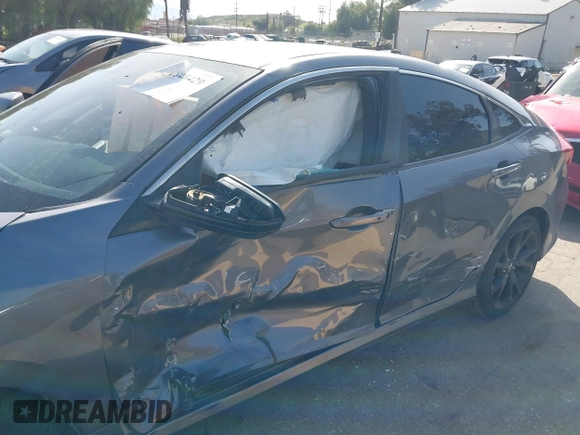 2019 Honda Civic Sedan Sport with VIN 2HGFC2F8XKH557203, listed as a IAAI auction lot 41846429 with 105,598 mi miles. Bid and sale history available at carsss.com. Image 17.