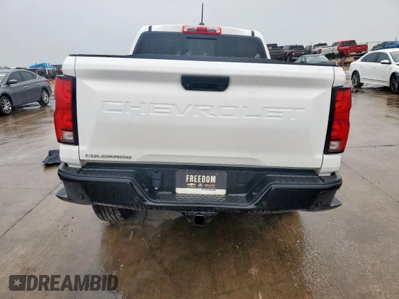 2023 Chevrolet Colorado 4WD Z71 with VIN 1GCPTDEK3P1123108, listed as a Copart auction lot 51853225 with 44,608 mi miles and Salvage Title. Bid and sale history available at DreamBid. Image 6.