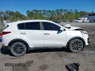 2018 Kia Sportage EX with VIN KNDPN3ACXJ7470734, listed as a IAAI auction lot 41859915 with 123,918 mi miles and . Bid and sale history available at DreamBid. Image 13.