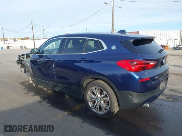 2020 BMW X2 sDrive28i with VIN WBXYH9C02L5P01502, listed as a IAAI auction lot 41397416 with 82,660 mi miles. Bid and sale history available at carsss.com. Image 14.