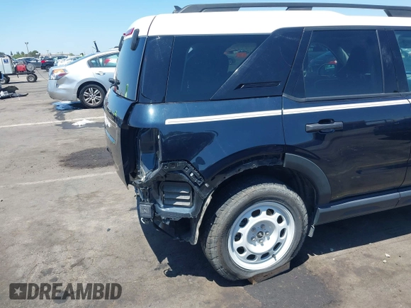 2023 Ford Bronco Sport Heritage with VIN 3FMCR9G6XPRD41896, listed as a IAAI auction lot 42459929 with 22,952 mi miles and . Bid and sale history available at DreamBid. Image 20.