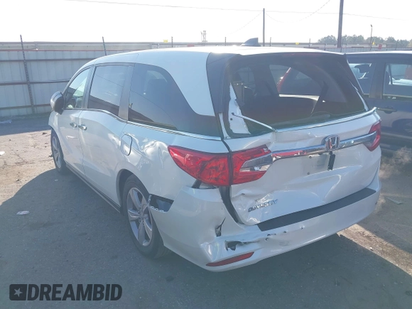 2019 Honda Odyssey EX-L z VIN 5FNRL6H76KB083005, wystawiony jako IAAI lot #41589181 z przebiegiem 27 633 mil mil oraz . Historia ofert i sprzedaży dostępna na DreamBid. Obrazek 3.