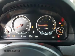 2016 BMW M5 with VIN WBSFV9C53GG343578, listed as a Copart auction lot 83691764 with 78,455 mi miles and Salvage Title. Bid and sale history available at carsss.com. Image 9.