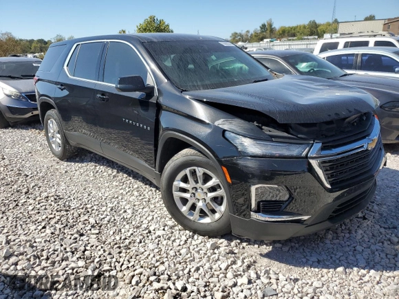 2023 Chevrolet Traverse LS with VIN 1GNEVFKWXPJ150897, listed as a Copart auction lot 73099374 with 38,565 mi miles and Salvage Title. Bid and sale history available at carsss.com. Image 4.
