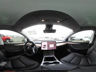 2023 Tesla Model Y Long Range with VIN 7SAYGDEE7PA023295, listed as a IAAI auction lot 41773783 with 28,079 mi miles. Bid and sale history available at carsss.com. Image 20.