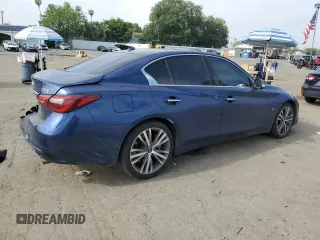 2020 Infiniti Q50 Sport z VIN JN1EV7AP0LM200937, wystawiony jako Copart lot #54179485 z przebiegiem 50 030 mil mil oraz Szkoda całkowita • Salvage title. Historia ofert i sprzedaży dostępna na DreamBid. Obrazek 3.