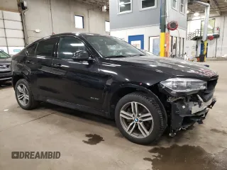2019 BMW X6 xDrive50i with VIN 5UXKU6C5XKLP60489, listed as a Copart auction lot 82862163 with 25,346 mi miles. Bid and sale history available at carsss.com. Image 4.