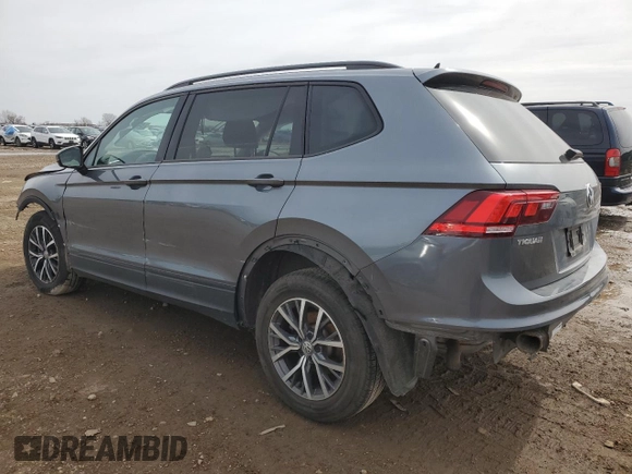 2021 Volkswagen Tiguan S with VIN 3VV1B7AX1MM012505, listed as a Copart auction lot 49625105 with 50,156 mi miles and Salvage Title. Bid and sale history available at DreamBid. Image 2.