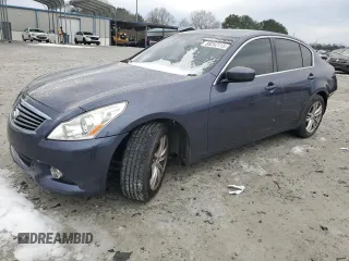 2012 Infiniti G25 x with VIN JN1DV6AR2CM731497, listed as a Copart auction lot 88252115 with 176,210 mi miles and Salvage Title. Bid and sale history available at DreamBid. Image 1.