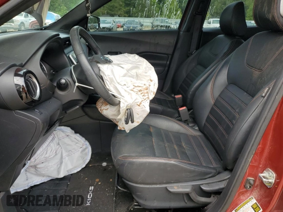 2019 Nissan Kicks SR z VIN 3N1CP5CU4KL538147, wystawiony jako Copart lot #57246385 z przebiegiem 161 391 mil mil oraz Szkoda całkowita • Salvage title. Historia ofert i sprzedaży dostępna na DreamBid. Obrazek 7.