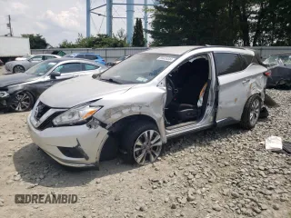 2016 Nissan Murano S with VIN 5N1AZ2MH1GN119299, listed as a Copart auction lot 65405584 with 79,759 mi miles and Salvage Title. Bid and sale history available at carsss.com. Image 1.