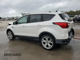 2019 Ford Escape Titanium with VIN 1FMCU0J92KUA90385, listed as a Copart auction lot 44818635 with 54,171 mi miles and Non repairable. Bid and sale history available at DreamBid. Image 2.