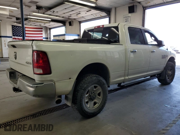 2015 Ram 2500 SLT with VIN 3C6UR5DLXFG654928, listed as a Copart auction lot 62301635 with Not provided miles and Salvage title. Bid and sale history available at DreamBid. Image 3.