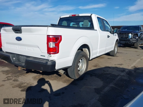 2020 Ford F-150 XL with VIN 1FTEX1CP8LKE25569, listed as a IAAI auction lot 41331528 with 100,590 mi miles and . Bid and sale history available at DreamBid. Image 4.