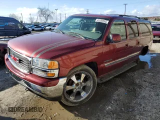 2002 GMC Yukon XL SLT with VIN 1GKEC16T92J256353, listed as a Copart auction lot 45550555 with 210,554 mi miles and Salvage Title. Bid and sale history available at carsss.com. Image 1.