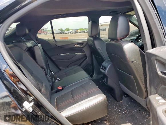 2023 Chevrolet Equinox RS with VIN 3GNAXMEG4PL230724, listed as a Copart auction lot 58936695 with 31,984 mi miles and Salvage title. Bid and sale history available at DreamBid. Image 10.